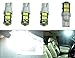 Cutequeen 4pcs LED Car Lights Bulb White T10 2835 20-smd 400 Lumens 194 168 (Pack of 4)