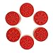 DECORA 6 Pieces Snowflake Floral Wooden Rubber Stamps for Card Making Scrapbooking and Crafts