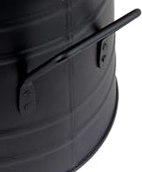 Trendi Norfolk Black Iron Coal Scuttle Hod Bucket Traditional Fireplace view 4