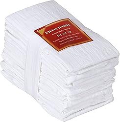 See Utopia Kitchen 12 Pack Flour-Sack-Towels,28 x 28-Inches Details