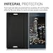 kwmobile Flip Case Compatible with Sony Xperia XZ/XZs - Smooth PU Leather Slim Folio Cover Phone Holder - Black