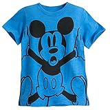 Disney Mickey Mouse Tee for Boys Size M (7/8) Blue 456223690649