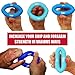 Grip Strength Trainer and Hand Strengthener - Hand Grip Strengthener and Grip Rings with 30-50lb Resistance - This Forearm Grip Workout is the Best Hand Exerciser Grip Strengthener for Carpal Tunnel