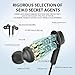 Bluetooth Headphones, Iqua Noise Cancelling Headphones, Neckband in-Ear Wireless Headphones, Waterproof IPX7 Earbuds, Magnetic Wireless Earphones with Mic, 10H Playtime, for Running/Sports