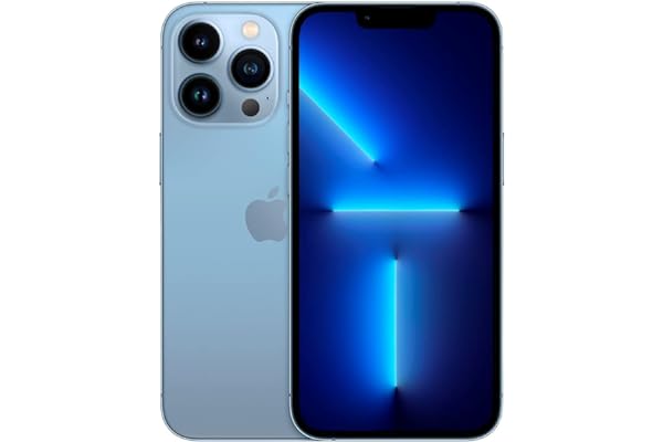Apple iPhone 13 Pro, 128GB, Sierra Blue - Unlocked (Renewed)