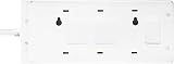Masterplug Eight Socket Extension Lead 2 Metre Power Indicator White BEN210-MP view 2