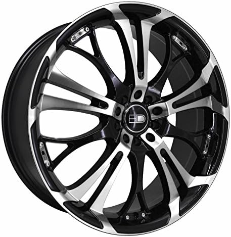 HD Wheels Spinout in Gloss Black with Machined Face Finish (18x7.5"/5x105, 5x114.3, +45mm offset)