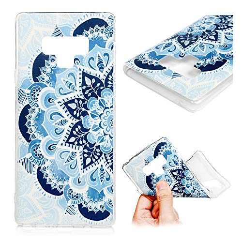 Galaxy Note 9 Case for Girls, Women Slim Clear Full High Protection Shock Absorption Waterproof Flexible TPU Bumper Anti-Scratch Protective Cases Cover for Sumsung Galaxy Note 9
