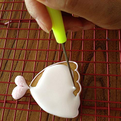 Gooday 12 PCS Scriber Needle Modelling Tool Marking Patterns Icing Sugarcraft Cake Decorating (12 Pieces) - Thumbnail 3