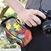 USA Gear Mirrorless Camera Sleeve - Neoprene Protection, Belt Loop, Accessory Pocket - Fits up to 6.25 x 3 x 6.5 in - Compatible with Canon Sony Nikon Fujifilm (Geometric)