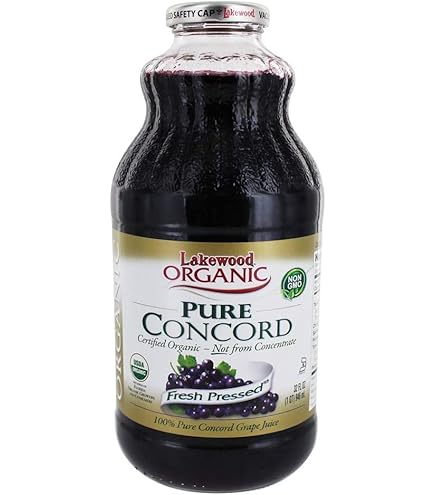Amazon.com: Santa Cruz Organic Concord Grape Juice, 32 Ounce
