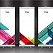 T-Sign 33 x 79 Inches Retractable Roll Up Banner Stand with Traveling Bag for Trade Show Display Wall Exhibition
