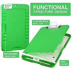 Sooez Clipboard with Storage, High Capacity Nursing