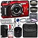 Olympus Waterproof Tough TG-5 Digital Camera (Red) with SanDisk Ultra 64GB SDXC UHS-I Memory Card, Floating Wrist Strap, More