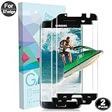 Samsung Galaxy S7 Edge Screen Protector,Airsspu Tempered Glass,9H Hardness,Bubble (2 Packs)