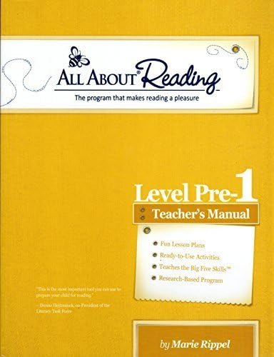 All About Reading, Level 1, Teachers Manual (All About Reading) by Marie Rippel (2011-05-04)