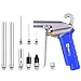 WYNNsky Hi Flo 10 Pieces Air Blow Gun Kit, Quiet-Flo Tip, Xtreme-Flo Tip, Rubber Tip, (2) 6" Extensions, Needle Tips, Tip Adaptor