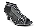 kinmi26 Womens Open Toe Mid Heel Wedding Rhinestone Gladiator Open Toe Mesh Sandal Wedge Shoes