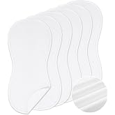 Timgle 6 Pcs 13 x 29 Inch Peanut Shape Changing Pad Liner Peanut Changing Pad Liner Portable Soft Washable Reusable Waterproof Diaper Mats Easy to Clean(White)