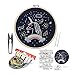BERYA Learn to Embroidery Kits for Beginners, Pre-Stamped Cross Stitch Kits with Pattern, Hoop, Color Threads, Tools & Instruction for DIY Arts and Crafts