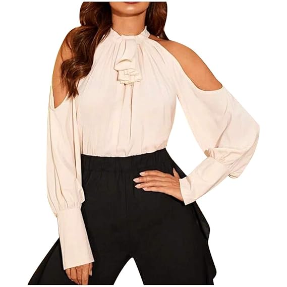 white blouse evening wear