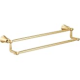 Moen YB0322BG Flara 24-Inch Double Towel Bar, Brushed Gold