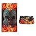 BMC Skull Themed Multifunctional Seamless Head Bandanna Neckwear Scarf Wrap