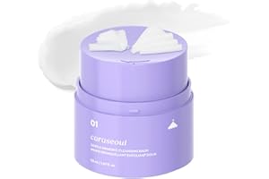 caraseoul Gentle Grinding Cleansing Balm Makeup Remover with BHA Salicylic Acid & Bakuchiol, Vegan, Non-Greasy Texture, Cleansing Oil Travel Size, Korean Skin Care, For All Skin Type (50ml/1.69 fl.oz)