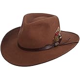Scala Classico Men's Crushable Felt Outback Hat