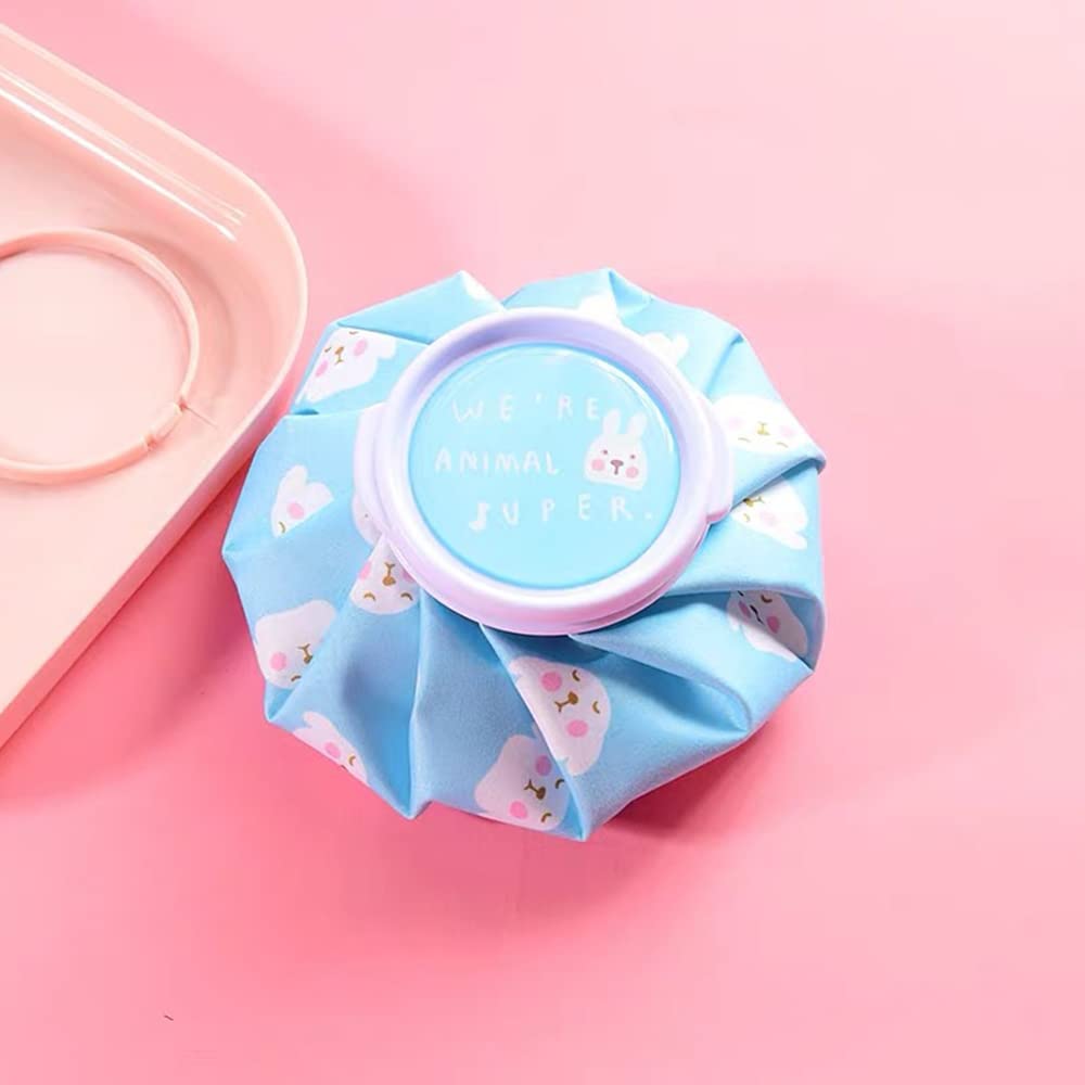 Namvo Ice Bag, Reusable First Aid Ice Hot and Cold Reusable Ice Bag, First Aid Therapy Waterproof Pouch for Sports Injury Pain Relief and Reduce Swelling 6inch Blue