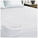 Knitted Rayon from Bamboo Waterproof Mattress Protector, Best Bedding Encasement for Mattress, Home Essentials for New Apartment, House, Condo, or Dorm, Bedroom Accessories, White, Queen