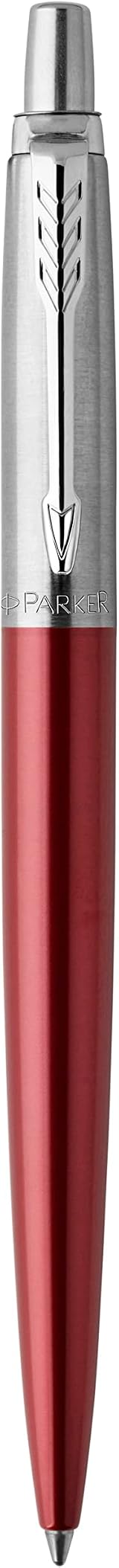 Parker Jotter Ballpoint Pen Kensington Red Medium Blue Quinkflow Refill view 3
