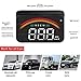 M11 Car HUD Display OBD2 GPS Dual System Mode Speedometer Tachometer Head Up Display RPM MPH Over Speed Alarm Voltmeter Water Temperature Warning Projector Auto Truck SUV RV 3.5