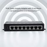 ASHATA 8 Port Passive PoE Injector DC12V-48V Power Over Ethernet Adapter Module view 5