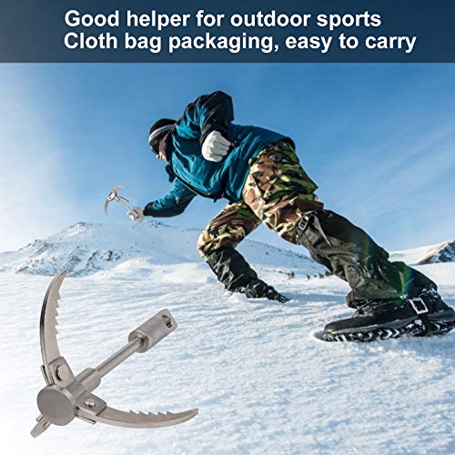 LESON Grappling Hook Survival Folding Gravity Hooks Claws Stainless