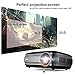 Projector, LESHP Video Projector 1080P HD Home Theater Movie Projectors 3200 Luminous Efficiency Backyard Outdoor LCD Support Laptop Xbox VGA USB Speaker HDMI for Computer TV Laptop Gaming SD