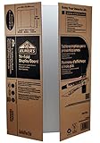 Elmer's Corrugated Tri-Fold Display Boards, 36 x 48 Inches, 1-Ply, White Inside/Kraft Outside, Case of 25 Boards (730300)