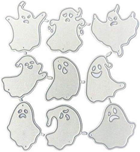 Amazon Co Jp ハロウィンゴーストメタル炭素鋼ナイフモールドゴーストカッティングダイステンシルシルバー ホーム キッチン