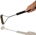 Alpha Grillers BBQ Grill Brush. Stainless Steel Bristles, 18 Inch Long Tools Ideal For A Weber Barbecue
