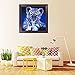 AIRDEA Diamond Painting Tiger Kits for Adults Beginners Partial Drill DIY 5D Diamond Art Kits Butterfly Round Diamond Painting for Kids Rhinestone Arts Canvas Home Wall Art Decor 30x30 cm