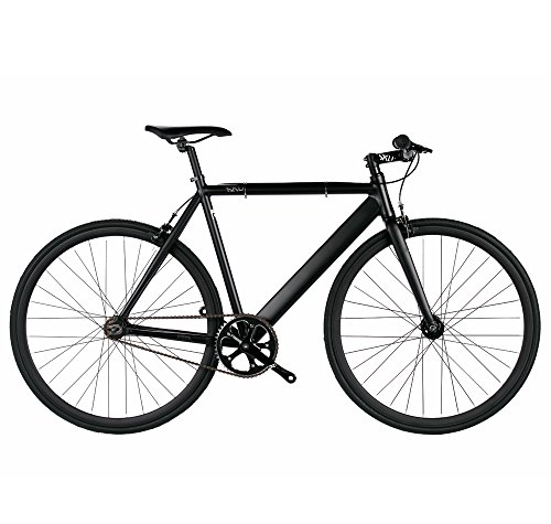 6KU Track Fixed Gear Bicycle, Black/Black, 55cm