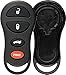 KeylessOption Just the Case Keyless Entry Remote Control Car Key Fob Shell Replacement for GQ43VT17T, 04602260
