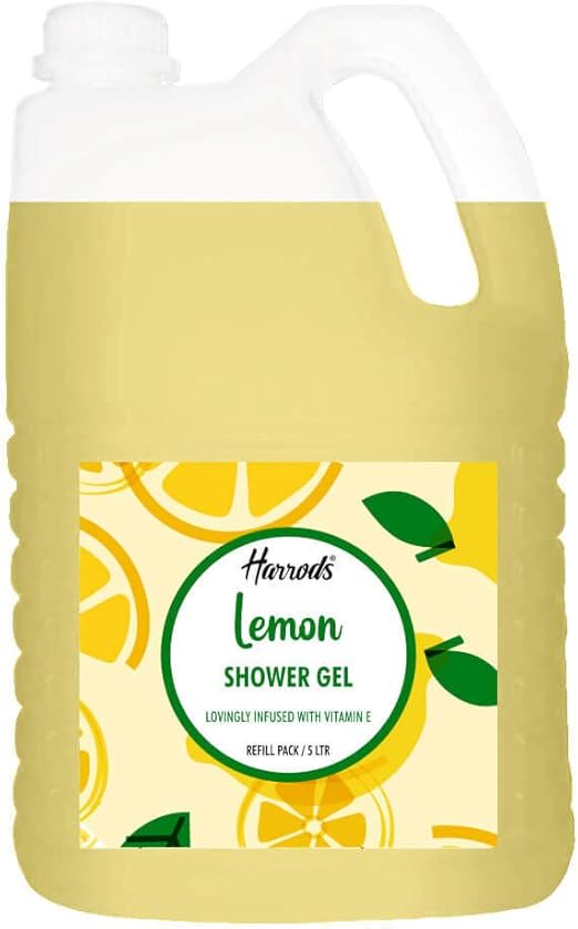 Buy HARRODS Lemon Body Wash 5L Refill Pack, Body Wash Vegan Cruelty