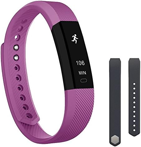 Fitness Tracker,Teslasz Bluetooth 4.0 Sleep Monitor Calorie Counter Pedometer Sport Activity Tracker for Android and IOS Smart Phone (T115 purple with band)