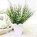 DTOL 2 x Artificial Plants,Plastic Greenery Shrubs UV Resistant Fake Outdoor Plants Plastic Shrubs for Farmhouse Home Garden Wedding Indoor Outside Decor (Green)