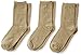 Jefferies Socks Big Boys' Rib 3 Pair Pack Crew Socks, Khaki, Medium