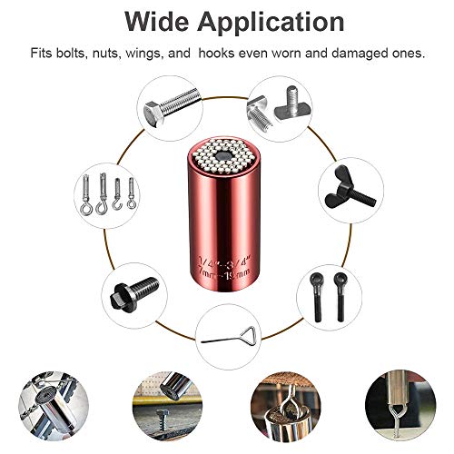 image for Feeke Multi-Angle Work Tool Pack, Flexible Magnetic Screwdriver Drill 