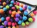 YYCRAFT Multicolor Pom Pom Ball Fringe Trim Ribbon Sewing(5 Yards)