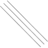 PATIKIL #8-32 UNC 304 Stainless Steel Fully Threaded Rod, 3Pcs 11.8" Length Long Threaded Screw Right Hand Threads All Threaded Rod Studs for Anchoring Bolt, Clamps, Hangers and U-Bolts