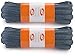 OrthoStep Oval Athletic Dark Grey 54 inch Shoelaces 2 Pair Pack